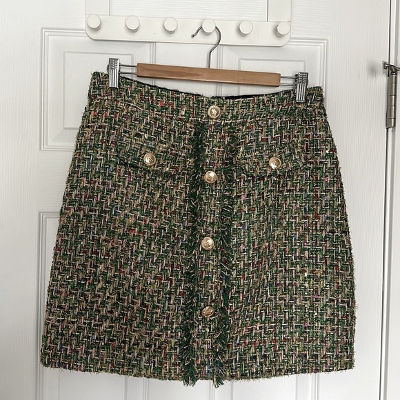 WALTER BAKER - tweed style mini skirt - Picture 1 of 5